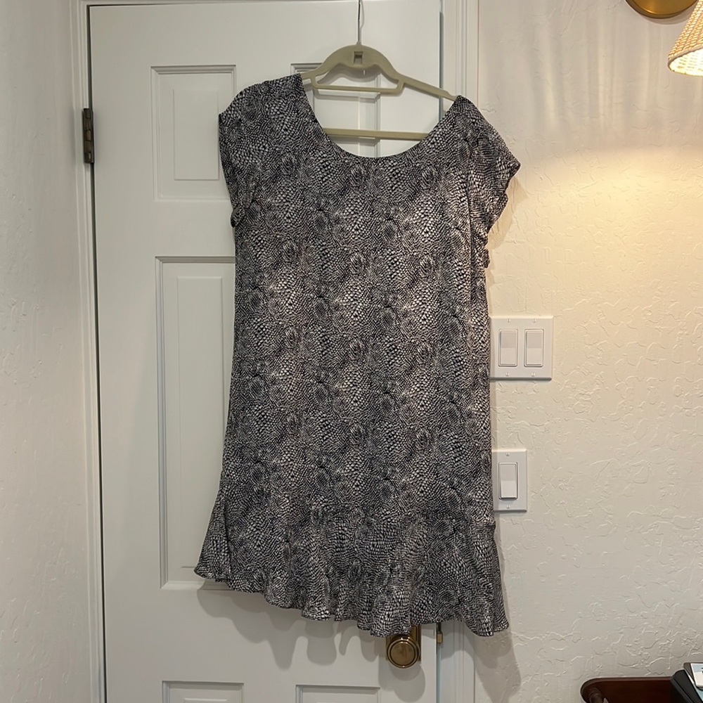 Joie Silk Snakeskin Dress